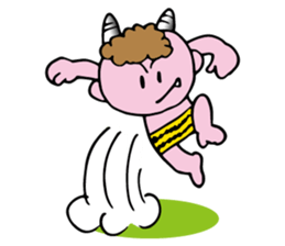 Pink ogre sticker #3732735