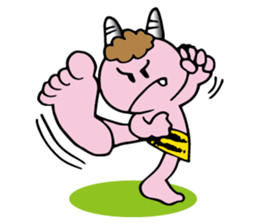 Pink ogre sticker #3732736