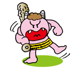 Pink ogre sticker #3732739