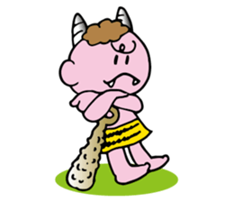 Pink ogre sticker #3732743