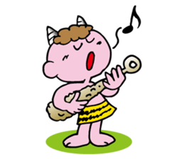 Pink ogre sticker #3732745