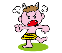 Pink ogre sticker #3732747