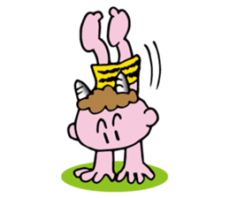 Pink ogre sticker #3732748