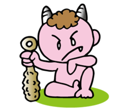 Pink ogre sticker #3732750