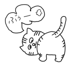 Carefree Dora cat sticker #3732915