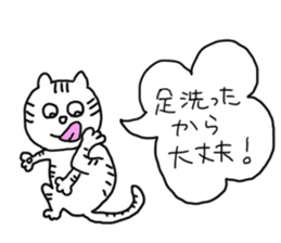 Carefree Dora cat sticker #3732929