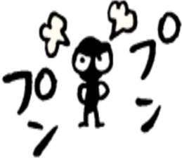 Stick man micro sticker #3733050