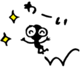 Stick man micro sticker #3733051