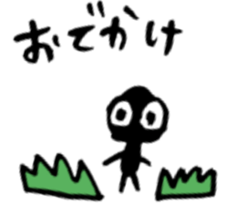 Stick man micro sticker #3733063