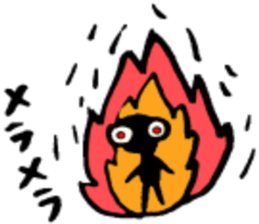 Stick man micro sticker #3733069