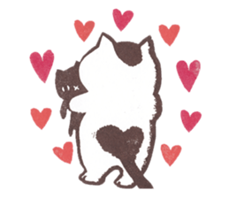 Tomiko-han's cat cat cat stickers. sticker #3733691