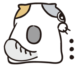 The lazy cat is "Scotty." sticker #3734276