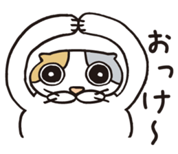 The lazy cat is "Scotty." sticker #3734287