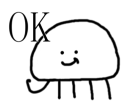 Cheeky jellyfish sticker #3734823