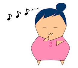 Feeling of pregnant woman sticker #3734966