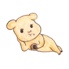 a sulked boy. sticker #3734978