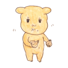 a sulked boy. sticker #3734984
