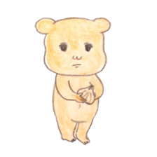 a sulked boy. sticker #3734991