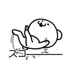 very very funny bear sticker #3735156