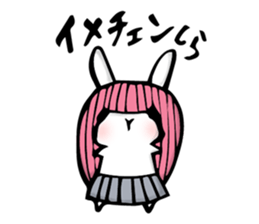 Rabbit and sometimes frog sticker #3735167