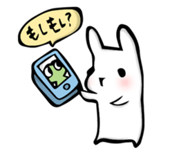 Rabbit and sometimes frog sticker #3735168