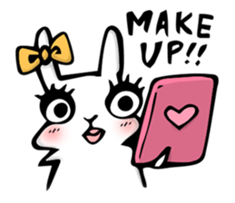 Rabbit and sometimes frog sticker #3735169