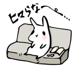 Rabbit and sometimes frog sticker #3735171