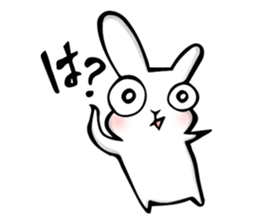 Rabbit and sometimes frog sticker #3735173