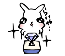 Rabbit and sometimes frog sticker #3735182