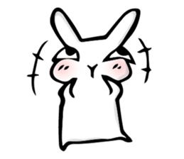 Rabbit and sometimes frog sticker #3735190