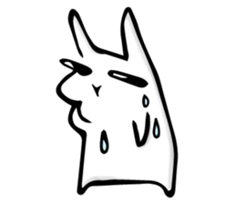 Rabbit and sometimes frog sticker #3735204