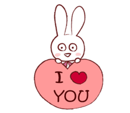 Rabbit Fall in Love sticker #3735552