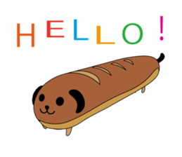 breads and dogs sticker #3737288