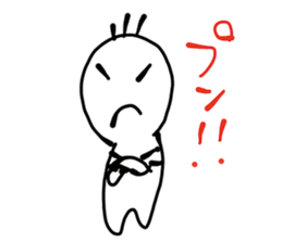 Pretty illustrations for replying sticker #3737465