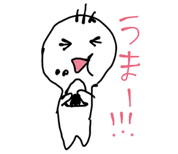 Pretty illustrations for replying sticker #3737473