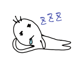 Pretty illustrations for replying sticker #3737477