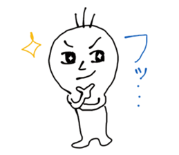 Pretty illustrations for replying sticker #3737483