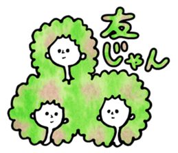 A lot colorful loose characters sticker #3737546