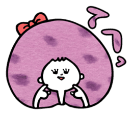 A lot colorful loose characters sticker #3737547