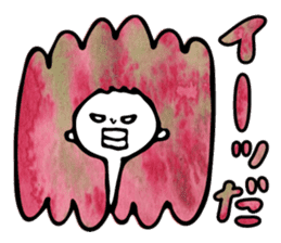 A lot colorful loose characters sticker #3737553