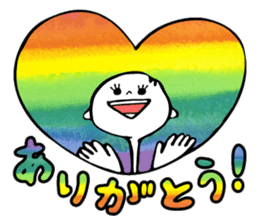 A lot colorful loose characters sticker #3737563