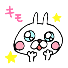 Arrogant Bunny with Baby Chick sticker #3737620