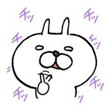 Arrogant Bunny with Baby Chick sticker #3737639