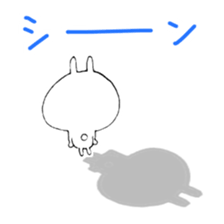 Arrogant Bunny with Baby Chick sticker #3737642