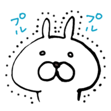 Arrogant Bunny with Baby Chick sticker #3737645
