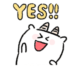 A nanny goat named Som sticker #3737889