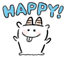 A nanny goat named Som sticker #3737898