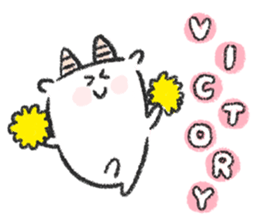 A nanny goat named Som sticker #3737902