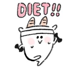 A nanny goat named Som sticker #3737904