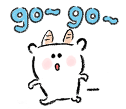 A nanny goat named Som sticker #3737917